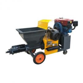 Diesel mortar spraying machine for exterior wall plastering 