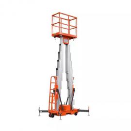Double mast aluminum aerial work platform for repair works